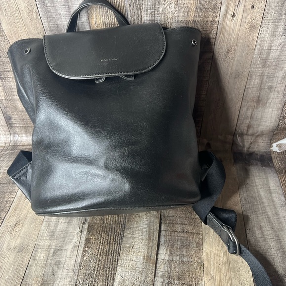 Matt & Nat Black Vegan leather Backpack - Picture 13 of 16